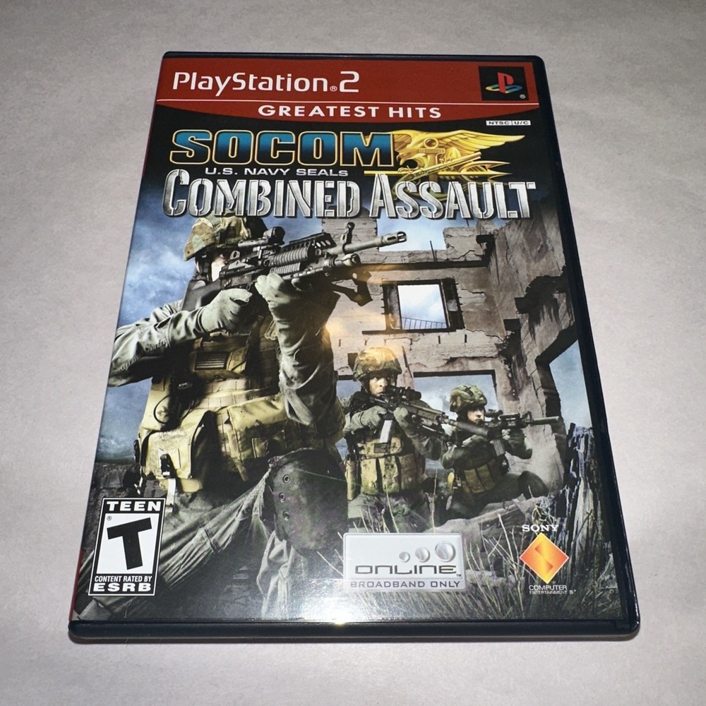 SOCOM U.S. Navy SEALs Combined Assault (PS2 2006) Complete CIB Registration Card